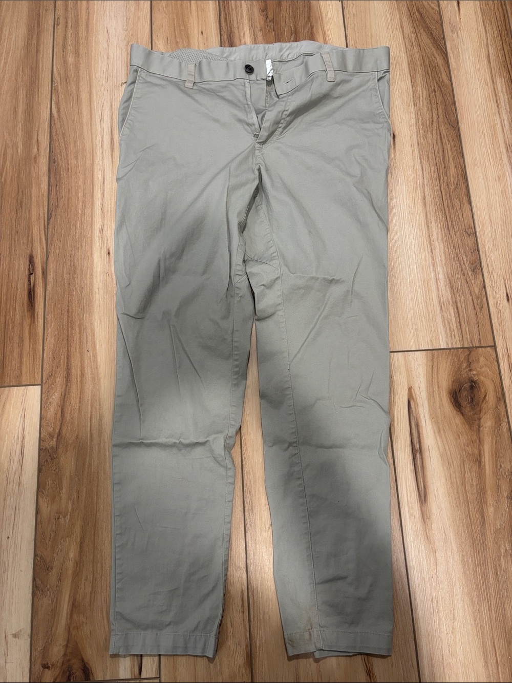 34x32 Men's Gray Casual Chino Pants